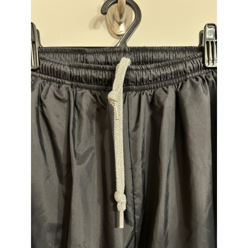 Vintage Nike Track Pants Men XL Black Windbreaker 90s Athletic Joggers Lined - Picture 6 of 9